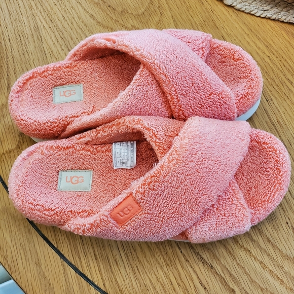 Ugg Fuzz Sugar Slide Slipper Shoes - Picture 1 of 8